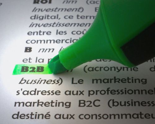B2B : acronyme de business to business